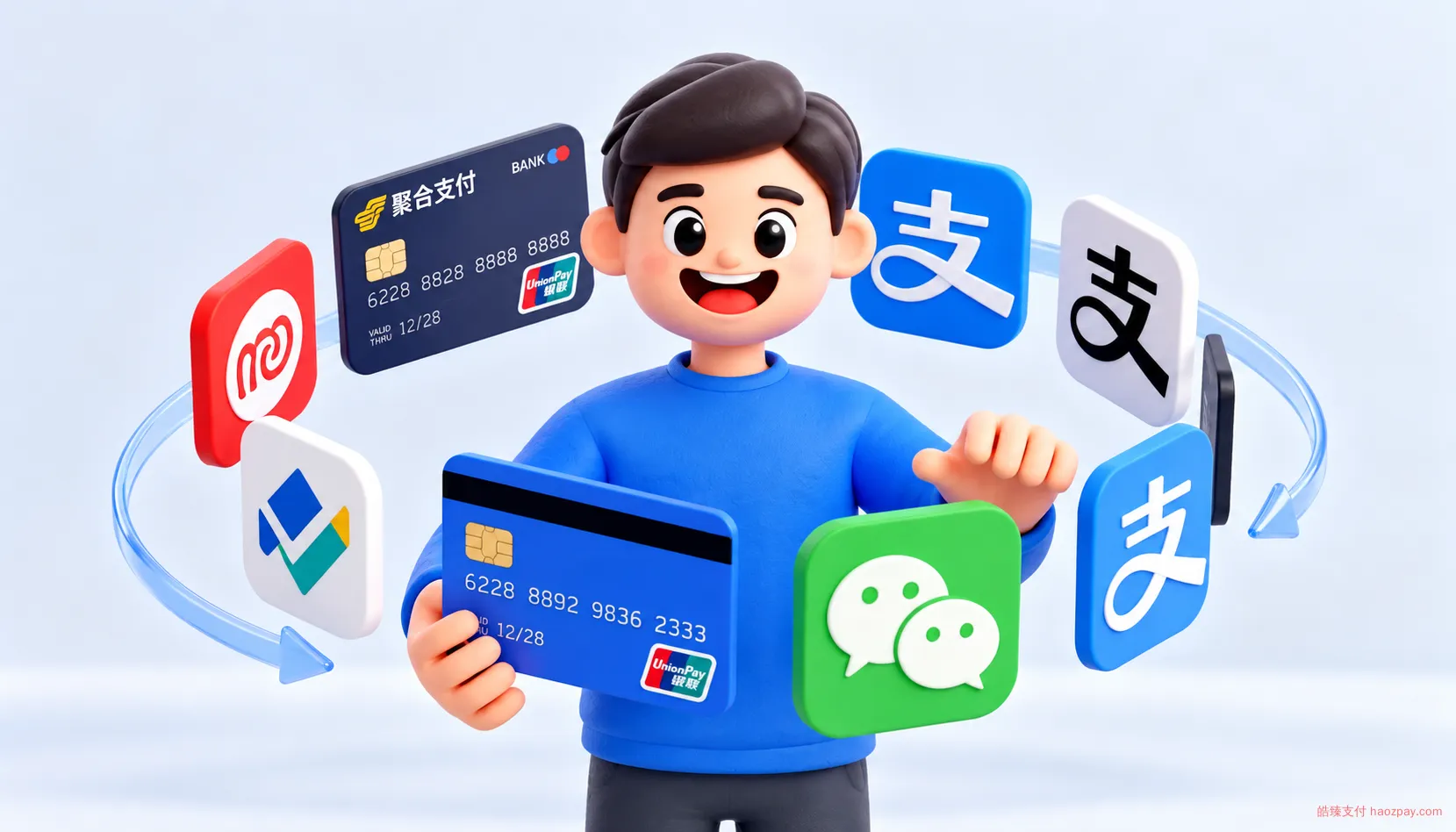 皓臻支付 - 聚合支付,多渠道支付接口,一站式接入